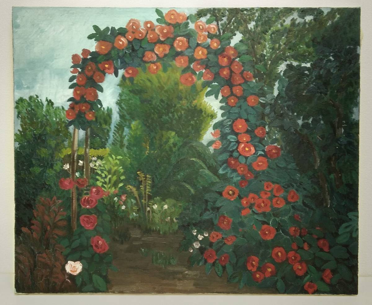 ☆中村 勝☆「オンフルール」 油絵 F6号 良好！ 【公式通販】