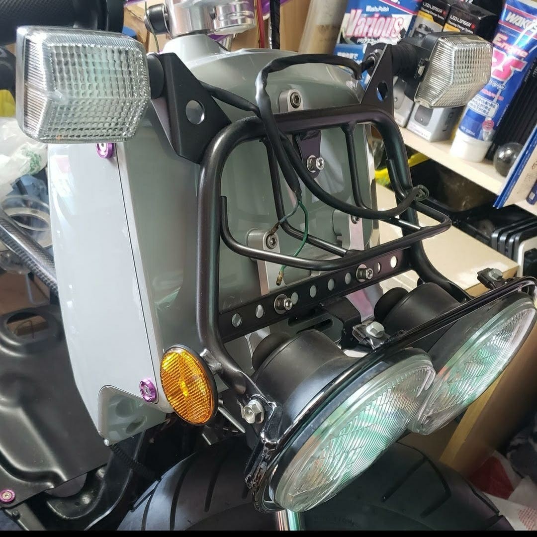 Ruckus USホンダ純正 ヘッドライトステー＆リフレクター ズーマー