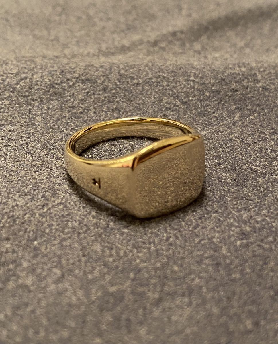 TOMWOOD Mini Signet Cushion Gold リング 金 トムウッド シグネット