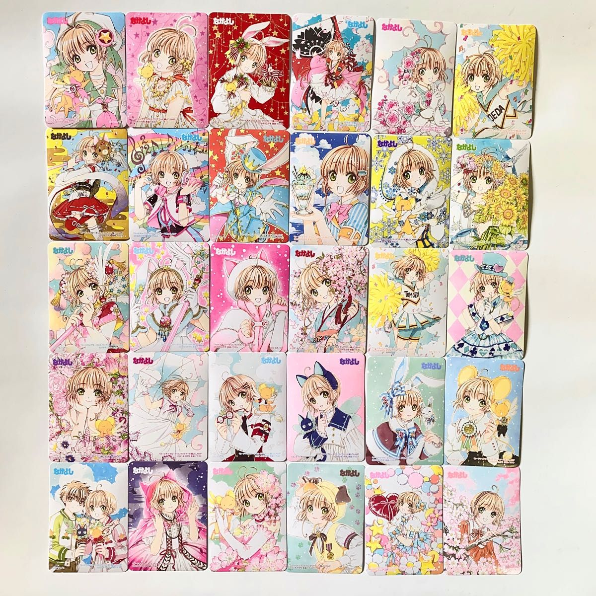 CLAMP カードキャプターさくら なかよし 付録 表紙イラスト ステッカー