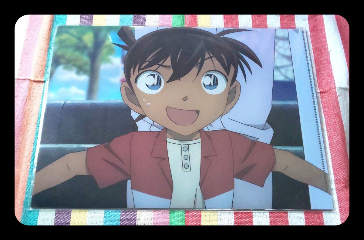 名探偵コナン 紺青の拳 場面写クリアファイル アーサー・ヒライ＆工藤