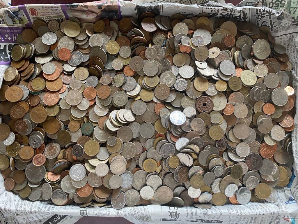 古銭 世界の古銭 外国の硬貨 色々 詳細はわかりません 約3847g K1 古銭