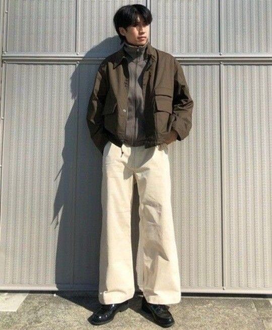 ユーティリティショートブルゾン ユニクロU オリーブM｜Yahoo!フリマ