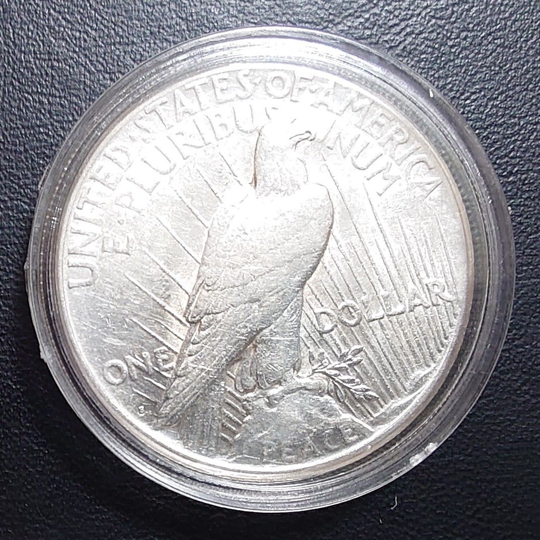 1922年ピースダラー アメリカ銀貨 silver900 比重10 1 本物｜Yahoo