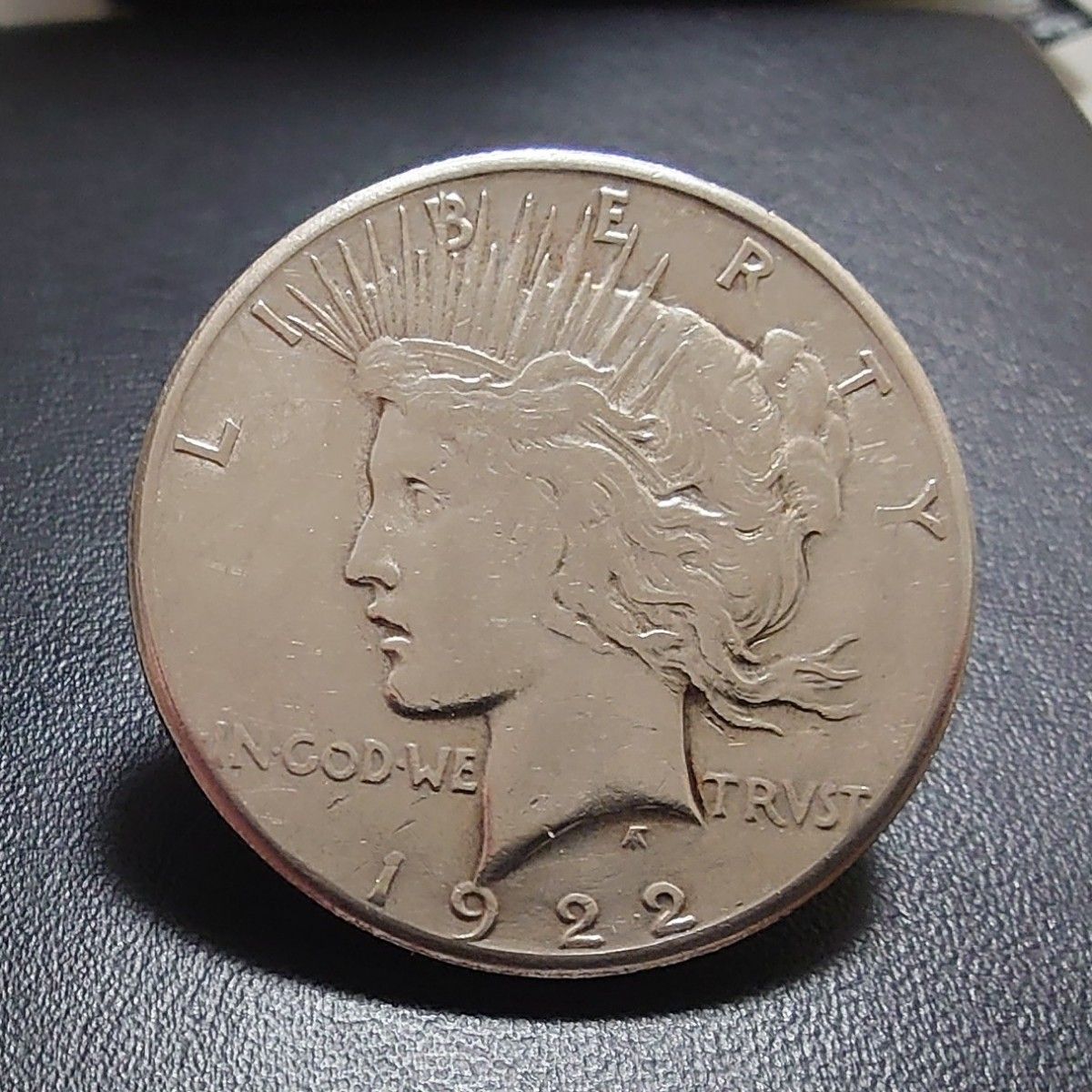 1922年ピースダラー アメリカ銀貨 silver900 比重10 1 本物｜Yahoo