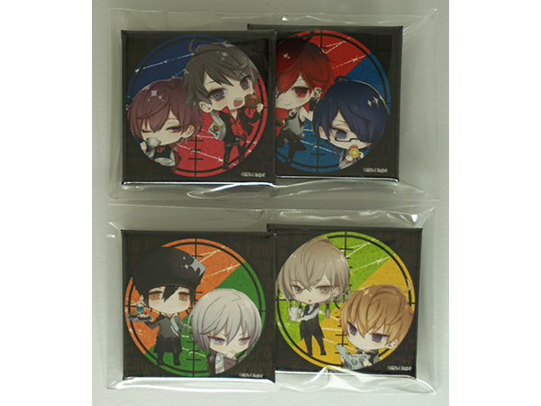 クリミナーレ R アリスNET 全巻購入特典 ミニキャラスクエア缶バッジ 4