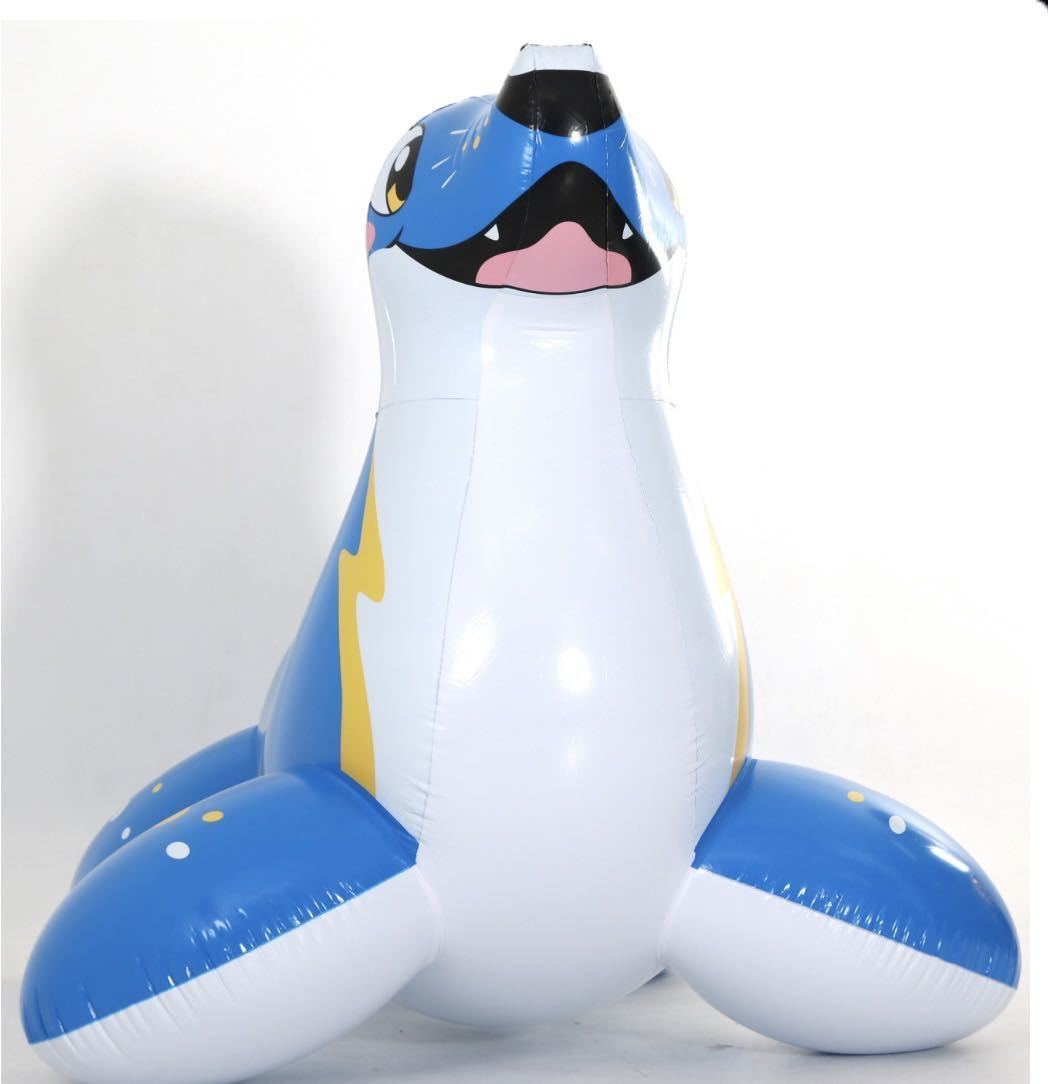 アザラシ ブルー ツヤあり フロート 空気ビニール風船 浮き輪 レア 新