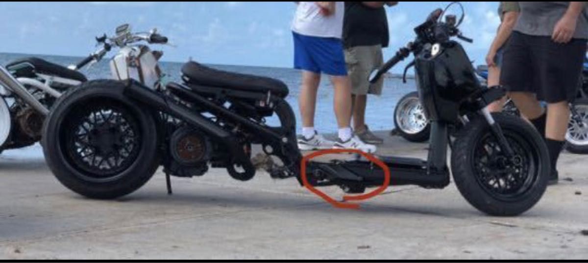 ズーマー RUCKUS フレームエクステンションスペーサーキット ロンホイ