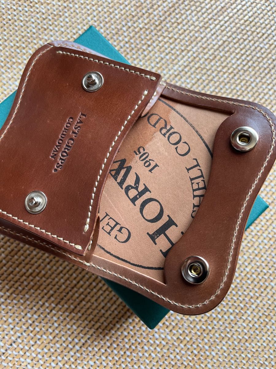 新品未使用】ラストクロップス タング シェルコードバン ナチュラル