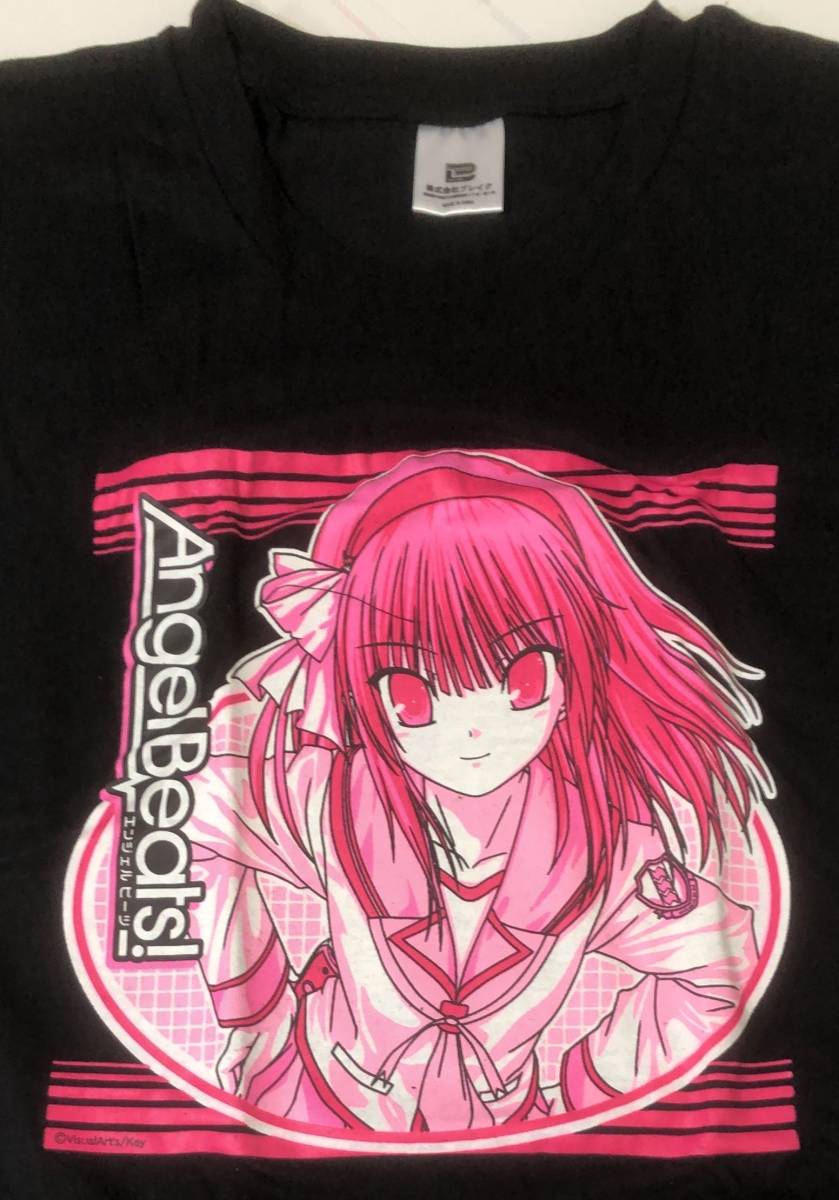 Angel Beats エンジェルビーツ Tシャツ セット 仲村ゆり 立華かなで 黒