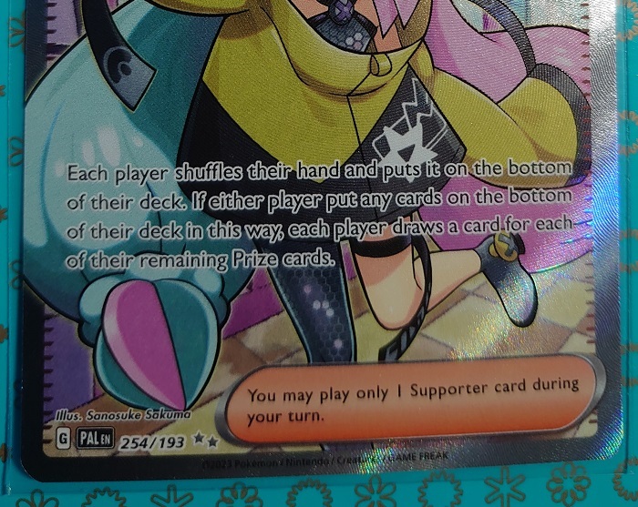 ポケカ 英語版 正規品 ナンジャモ 254/193 SR 海外版 ポケモンカード