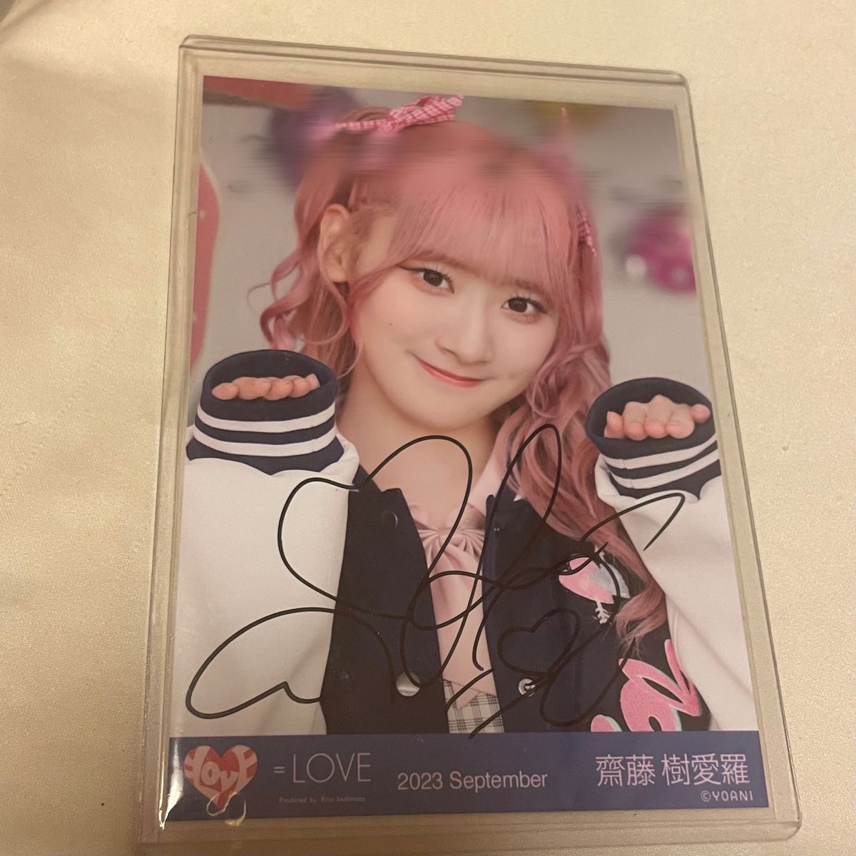 齋藤樹愛羅 ヒロインズ ヨリ イラスト コメントあり 直筆｜Yahoo