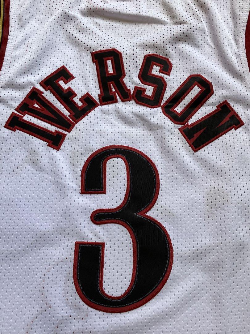 美品 NBA 76ers IVERSON #3 アレン・アイバーソン セブンティ