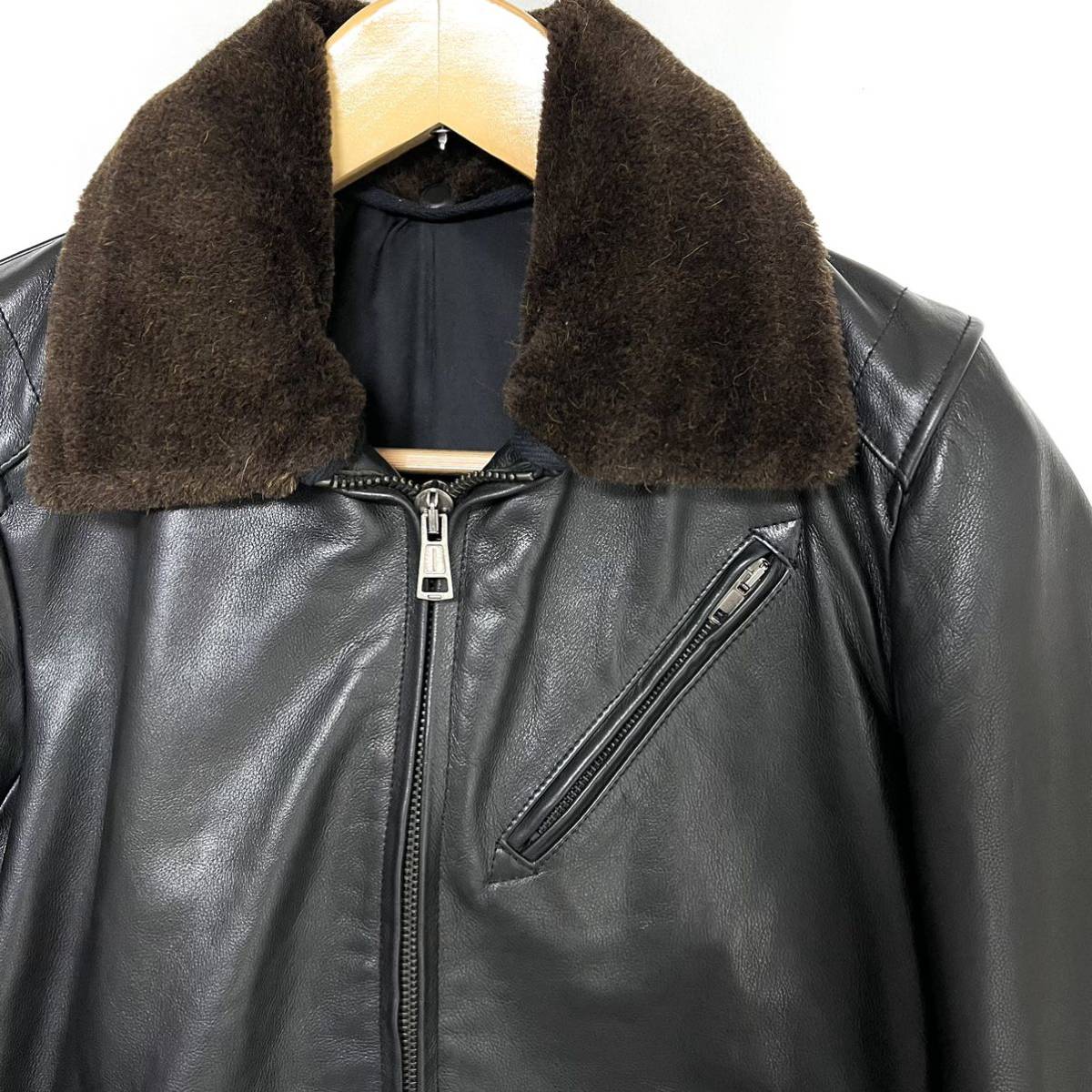 LOUNGE LIZARD ラウンジリザード キップレザー シングル ライダース