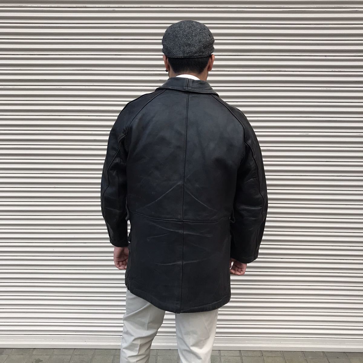 60s French Vintage ヴィンテージ GVF ファイヤーマン レザー