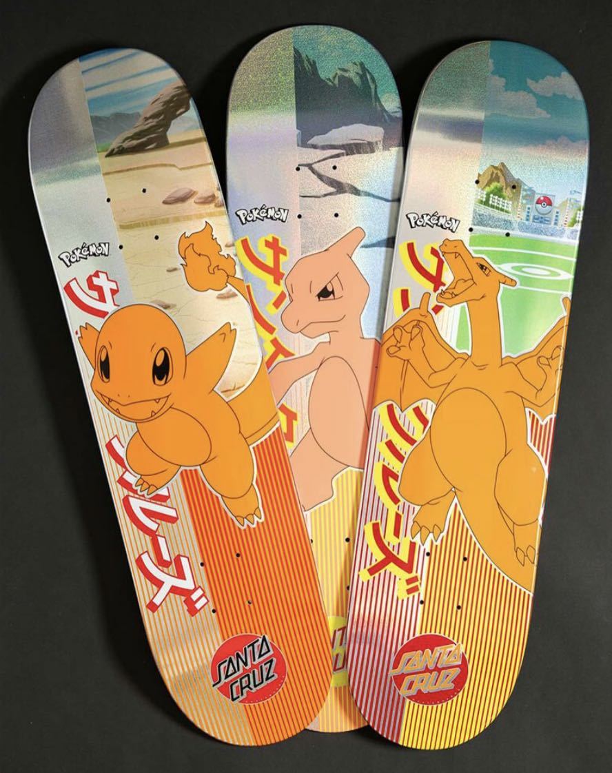 新品未開封 スケートボード デッキ SANTACRUZ サンタクルーズ POKEMON