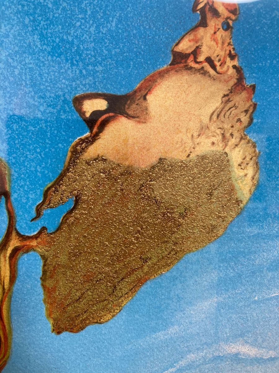 真作保証】サルバドール・ダリ リトグラフに手彩色 直筆サイン 大判