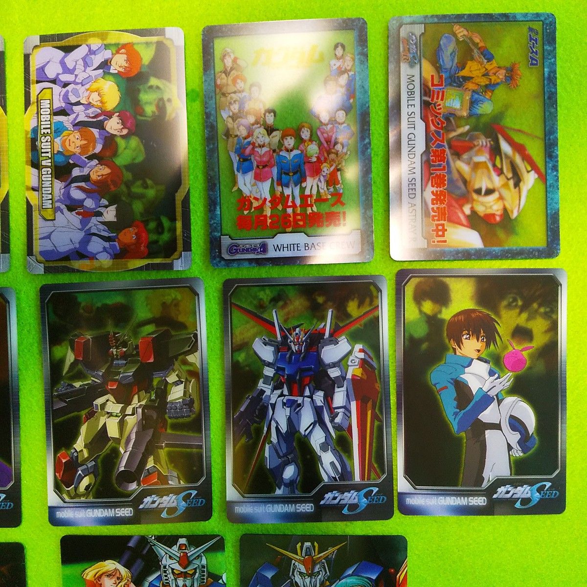 森永 ガンダムウエハース クリアカード プラカード 第一弾 まとめ売り