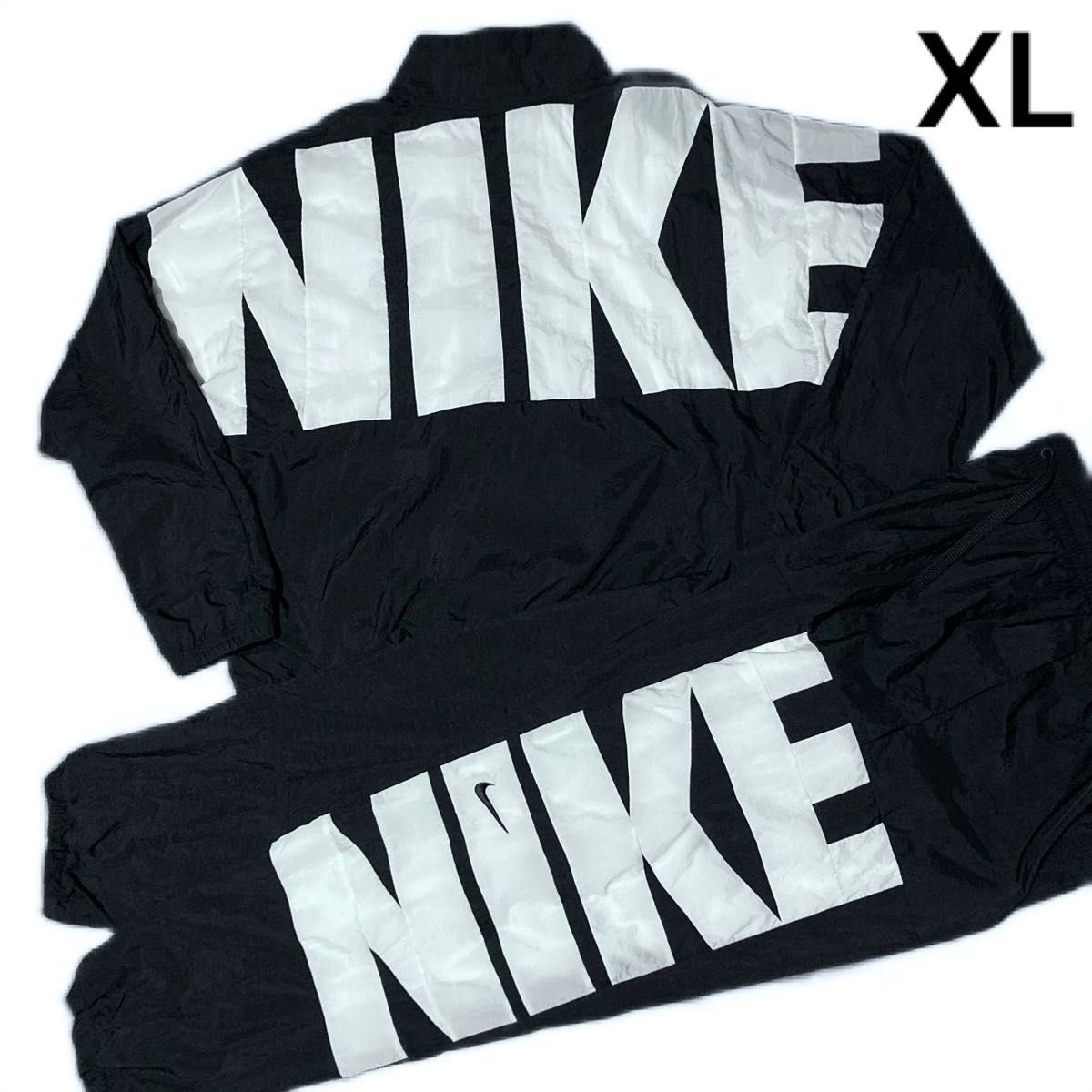 NIKE ナイキ セットアップ XL ビッグ ロゴ ウーブン ジャケット パンツ
