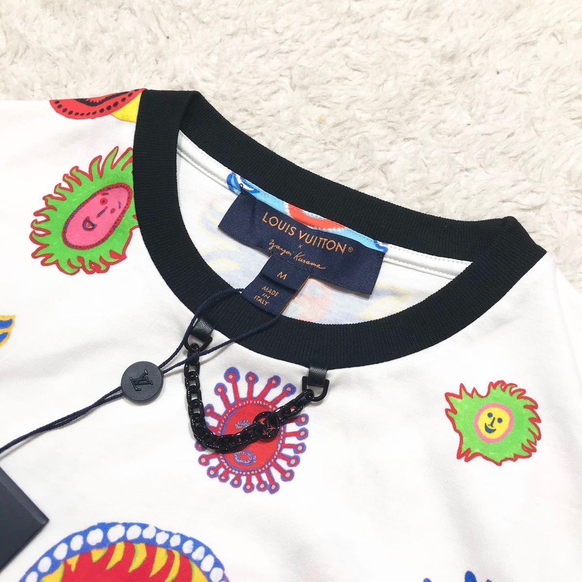 新品未使用】LV × YK ルイヴィトン 草間彌生 フェイスプリントTシャツ