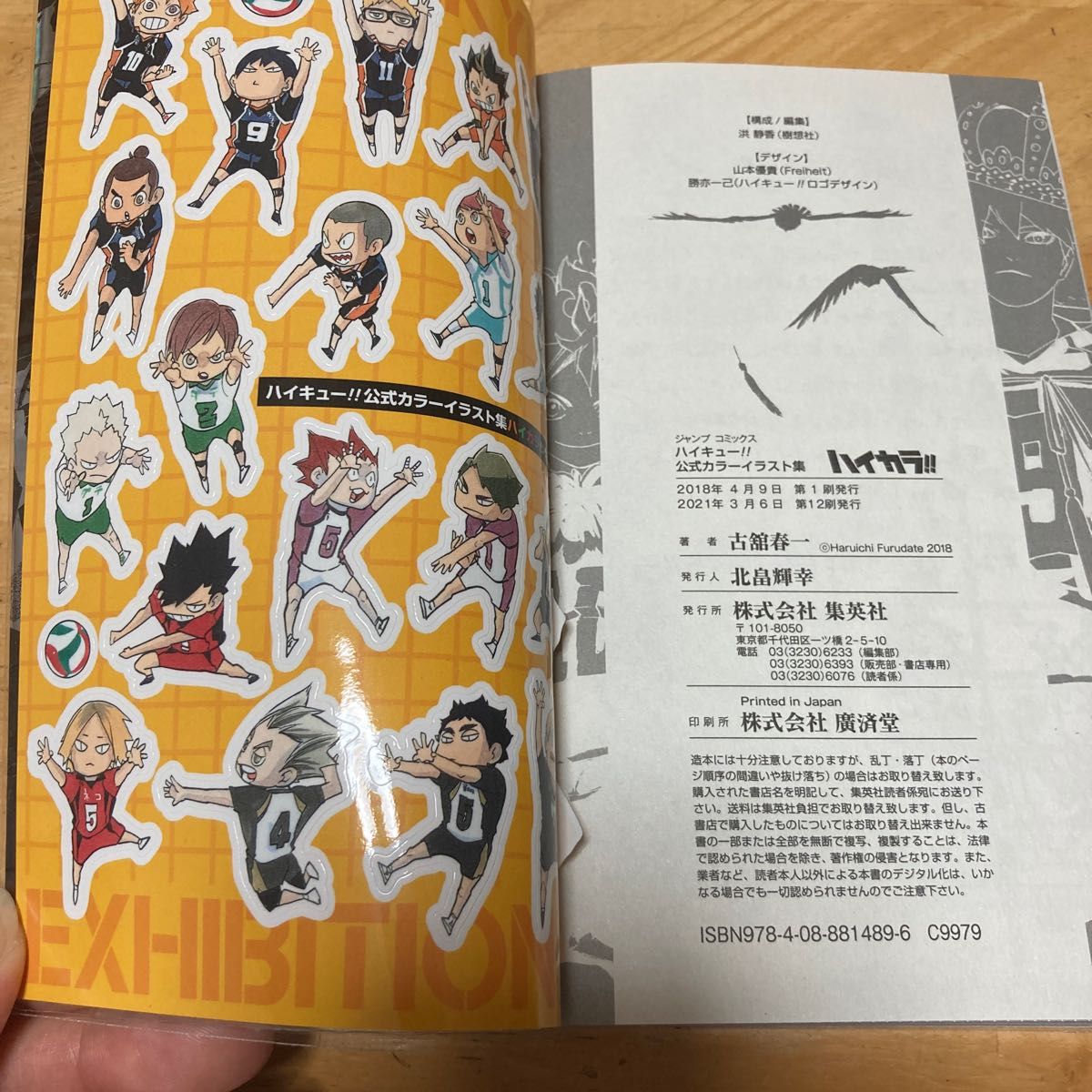 ハイカラ ハイキュー 公式カラーイラスト集 （ジャンプコミックス