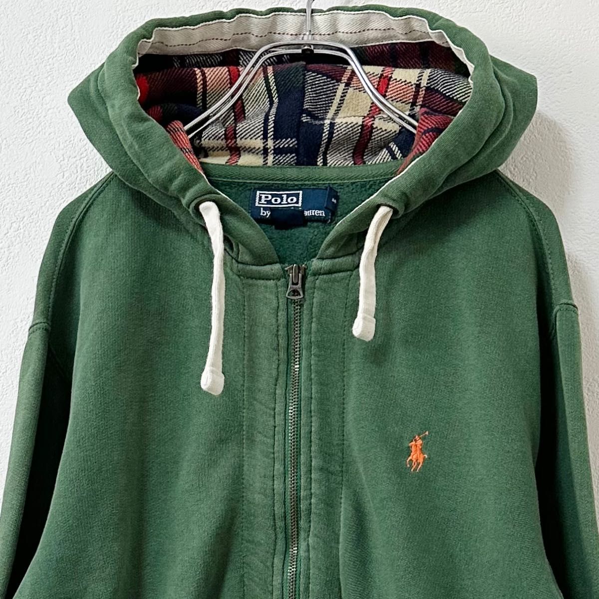 Polo Ralph Lauren/ポロラルフローレン 90s ジップパーカー グリーン