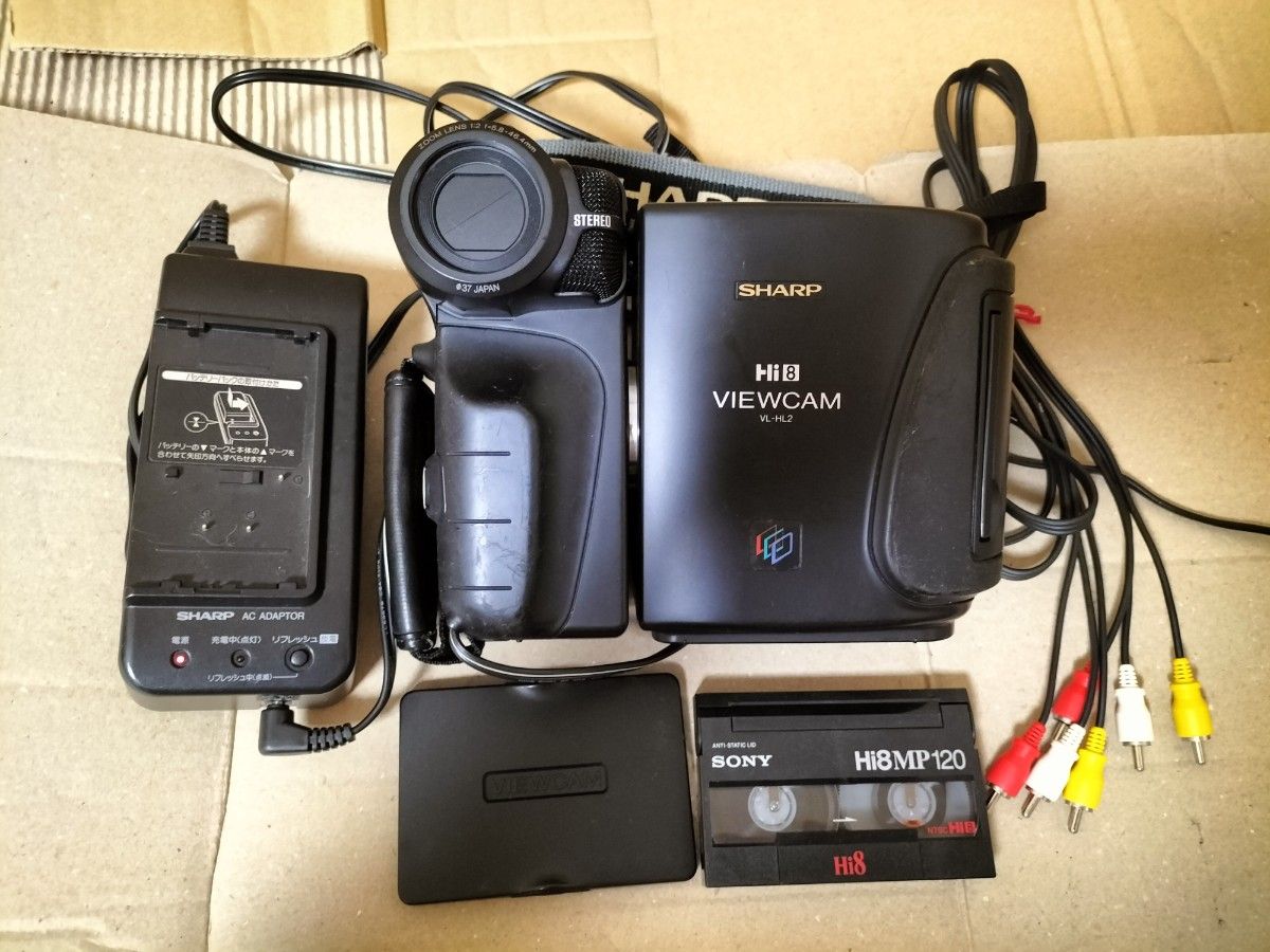 8ミリビデオカメラ SHARP/シャープ VL-HL2 hi-8 液晶ビューカム