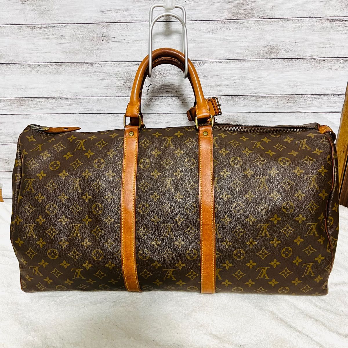 廃盤品】LOUIS VUITTON ルイヴィトン モノグラム キーポル55 ボストン