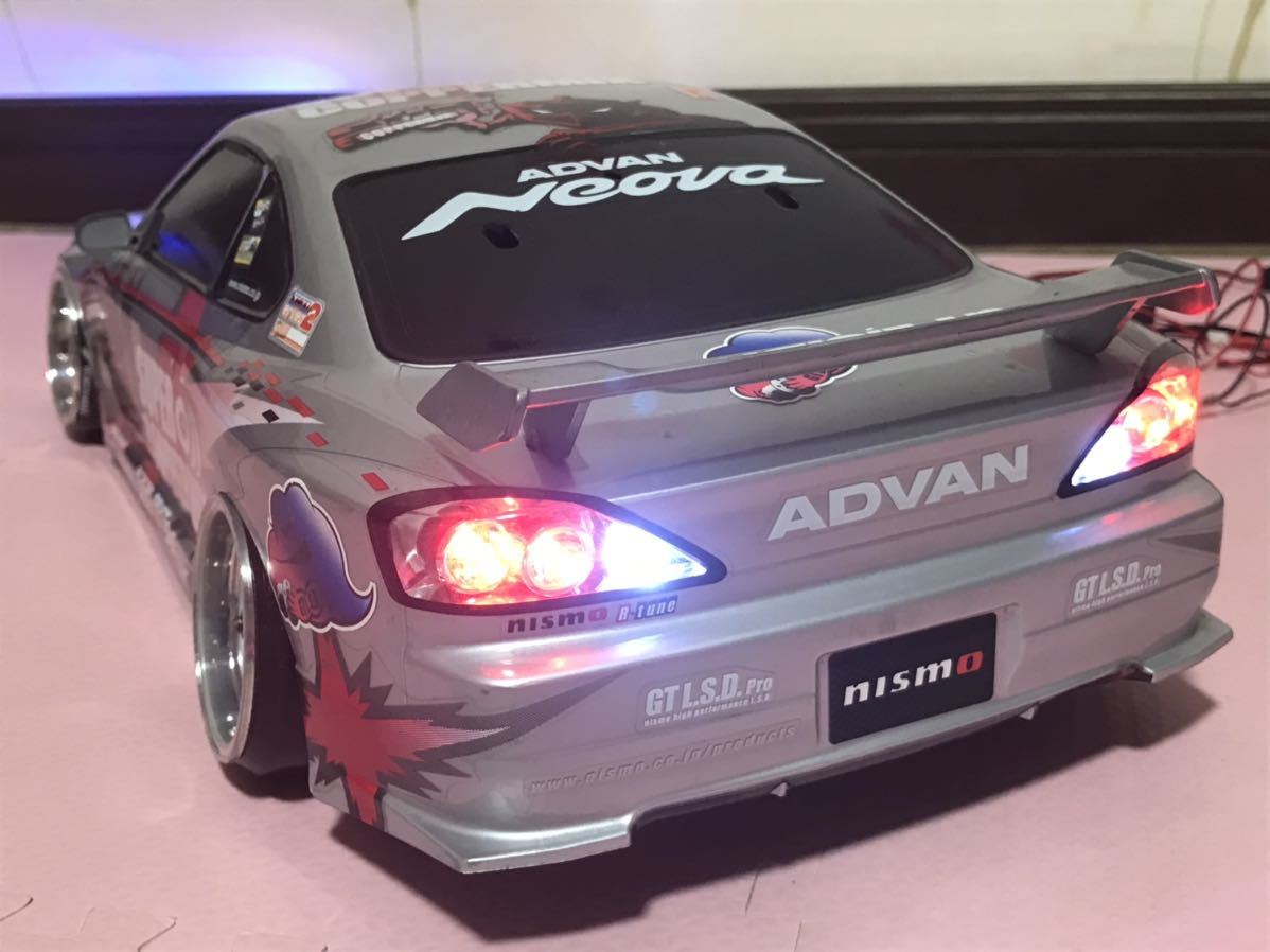 Yahoo!オークション - 1/10 日産 シルビア S15 ニスモ LED付き ラジコ