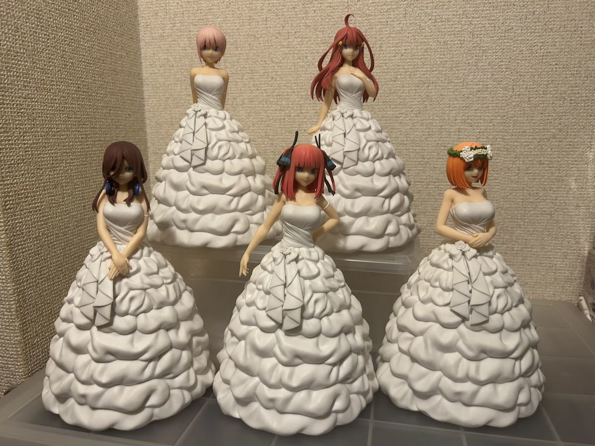 五等分の花嫁 Coreful ウェディングドレス フィギュア 5体セット