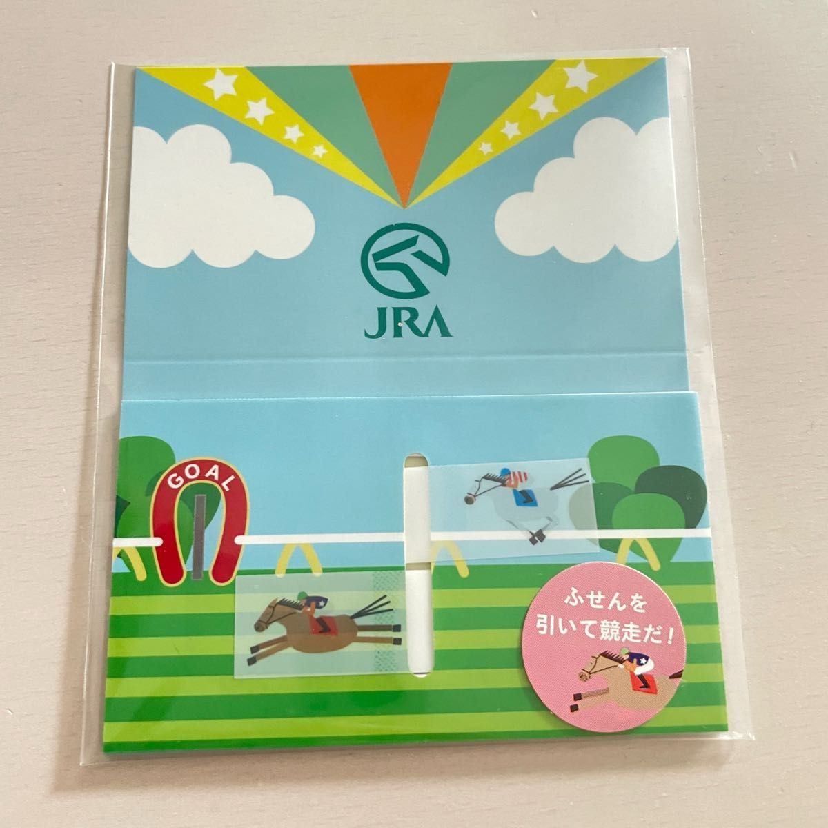 新品 競馬 JRA ノベルティ グッズ 付箋 ボールペン メモ帳 ターフィー