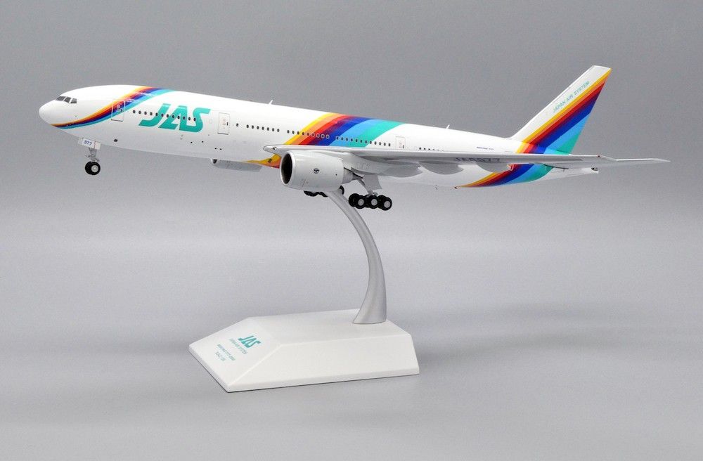 新品】1 200 JAS 日本エアシステム B777 レインボーセブン JAL 日本