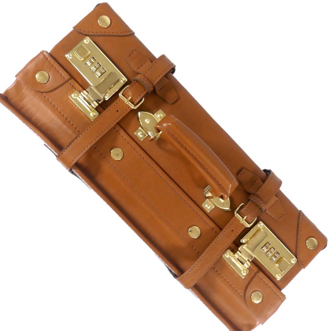 即決 天空の城ラピュタ レザーアンティーク風トランク ジブリ メンズ