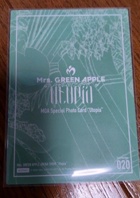 mrs green apple フォトカ ユートピア ミセス 大森元貴｜Yahoo!フリマ