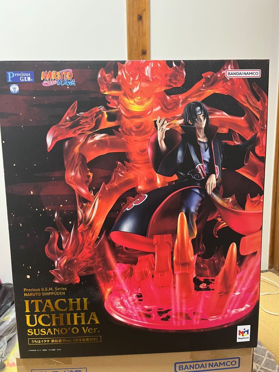 美品】NARUTO-ナルト- 疾風伝 うちはイタチ g e m 須佐能乎ver 【光る