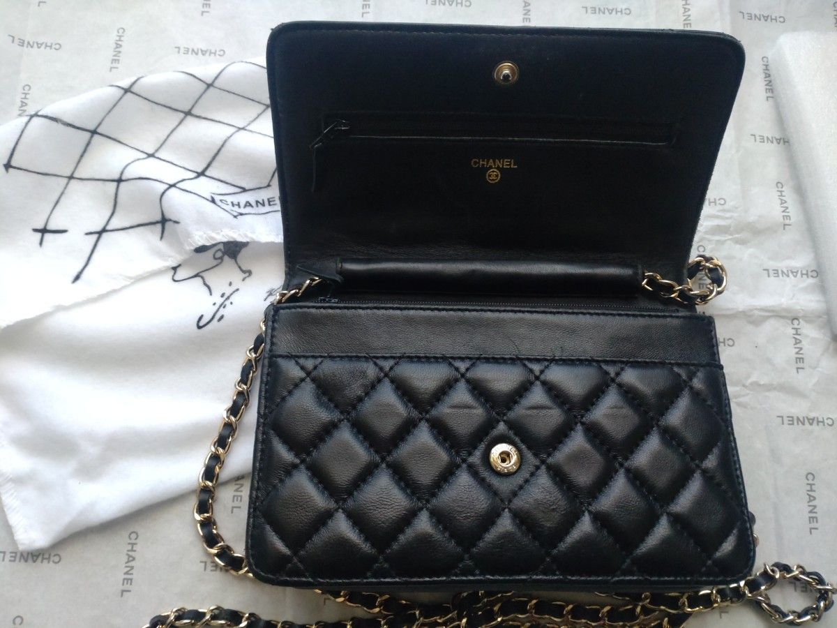 CHANEL シャネルノベルティ 長財布 チェーンウォレット｜Yahoo!フリマ