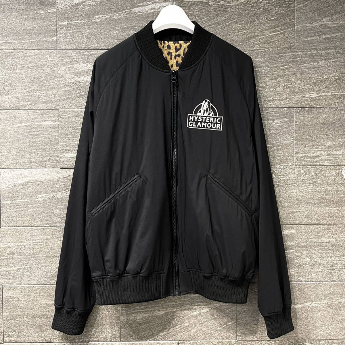 完売品 【裏地レオパード】ヒステリックグラマー ヒスガール ブルゾン