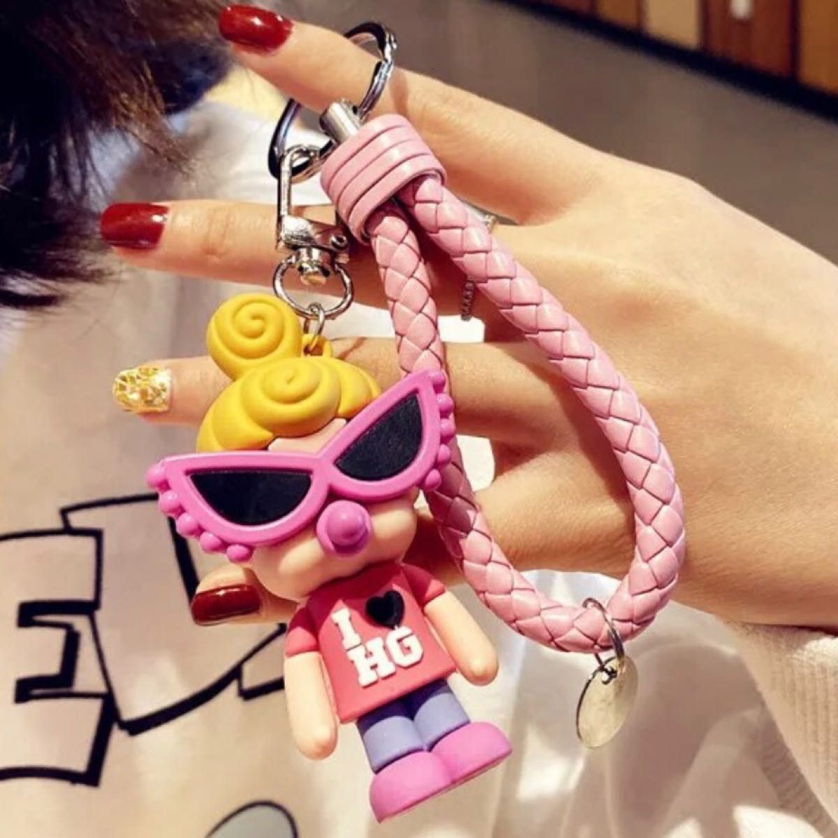 新品 ヒスミニ キーホルダー キーリング チャーム 2個セット