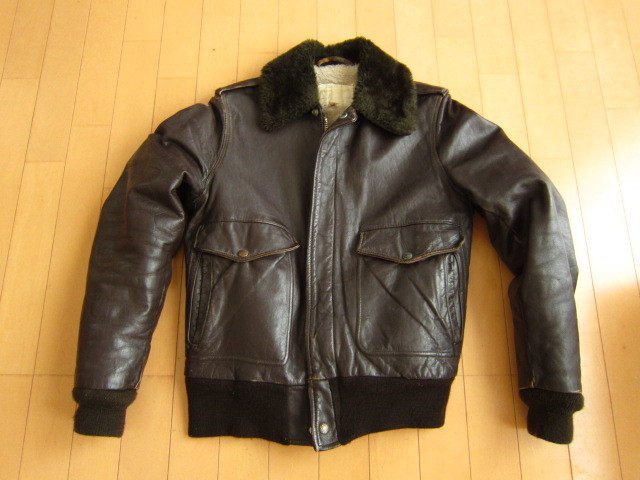 Yahoo!オークション - Schott ショット G1 G-1 A-2 A2 レザージャケッ