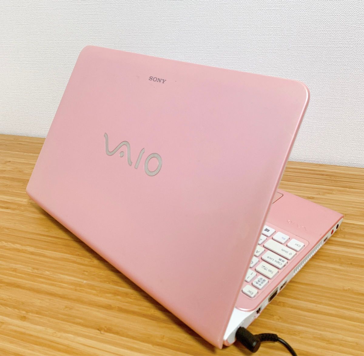 カメラ付PC 人気のVAIO ノートパソコン 可愛いピンク 初心者でも使い