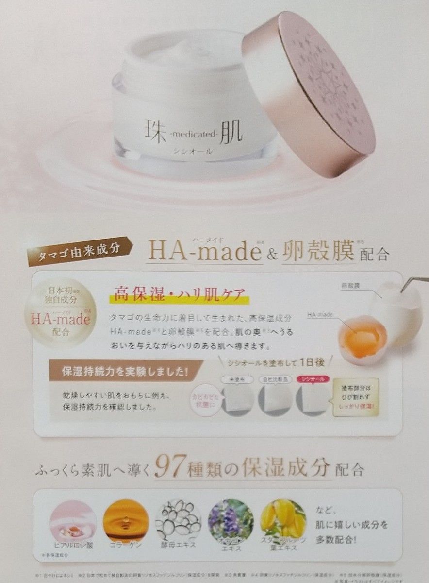 珠肌シシオール 〈美容ジェルクリーム〉50g 医薬部外品 オールインワン