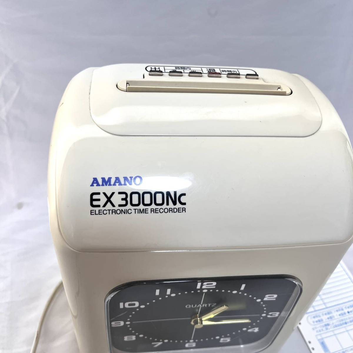送料無料 アマノタイムレコーダー AMANO EX3000Nc タイムカード｜Yahoo
