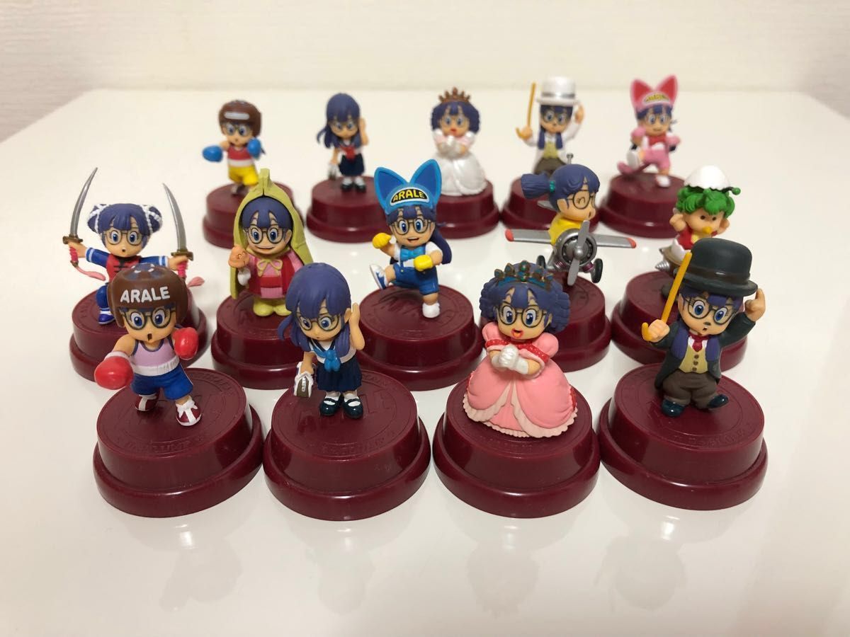 Dr スランプアラレちゃんコレクションフィギュア14体フルコンプリート