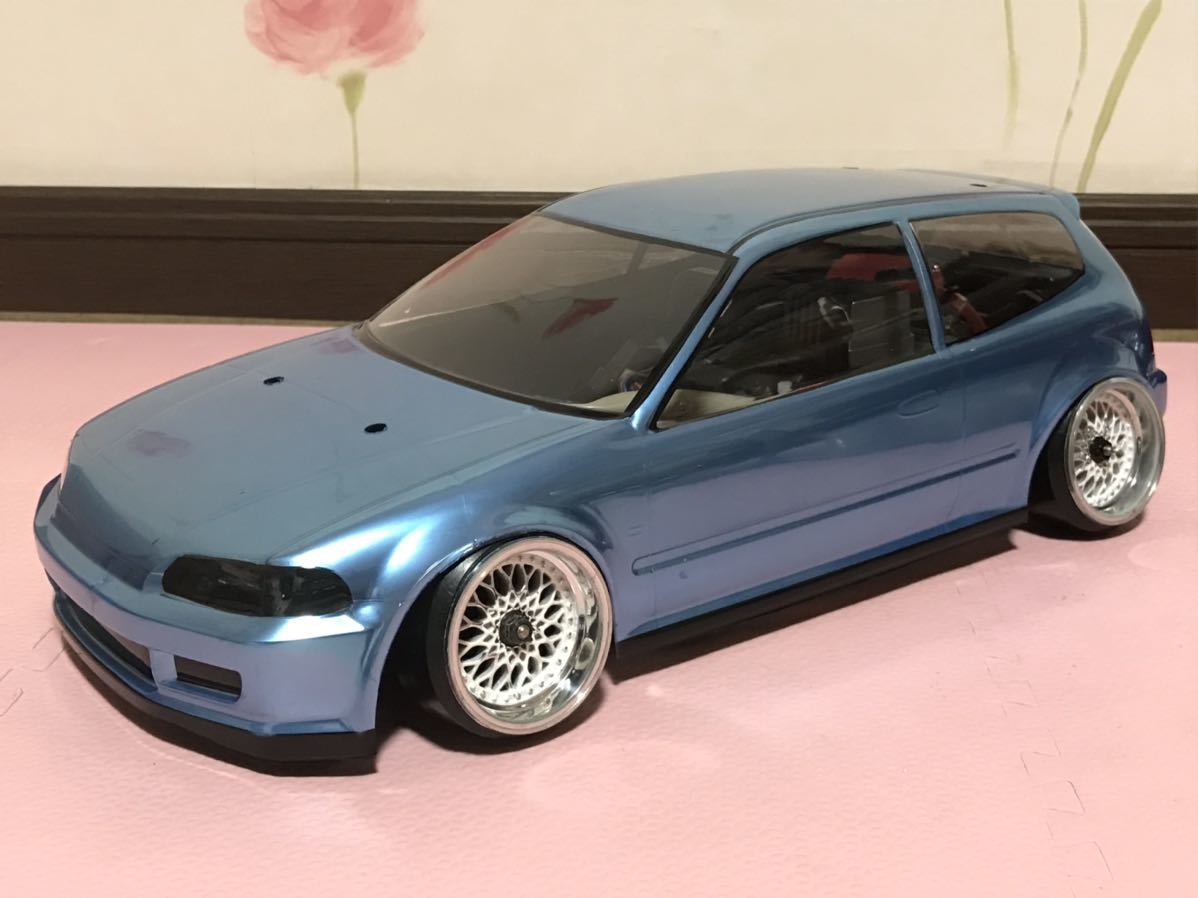 Yahoo!オークション - 1/10 タミヤ ホンダ シビック EG6 ラジコンボデ