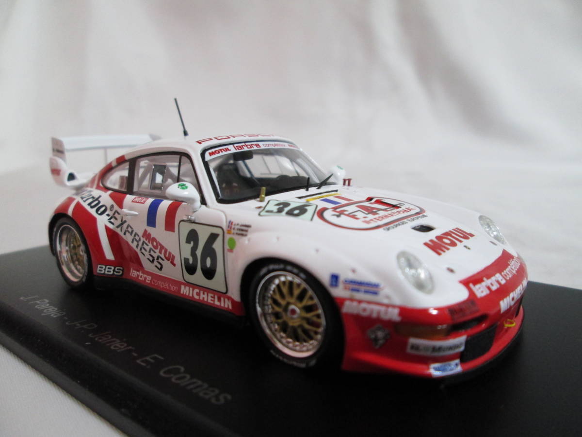スパーク 1/43 ポルシェ911 GT2 Evo No 36 24H Le Mans 1995【新品
