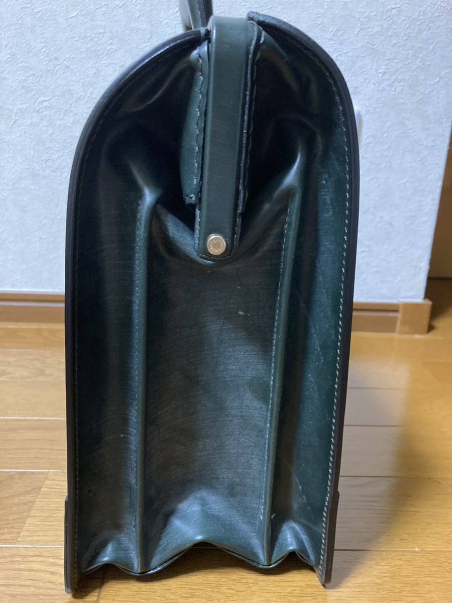 ココマイスター ブライドルレザーダレスバッグ 新品未使用 モス