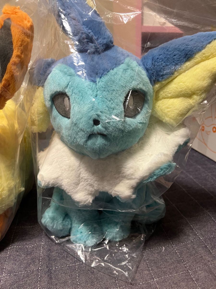 ふわふわ抱きぬいぐるみシャワーズブースターサンダース3体セット