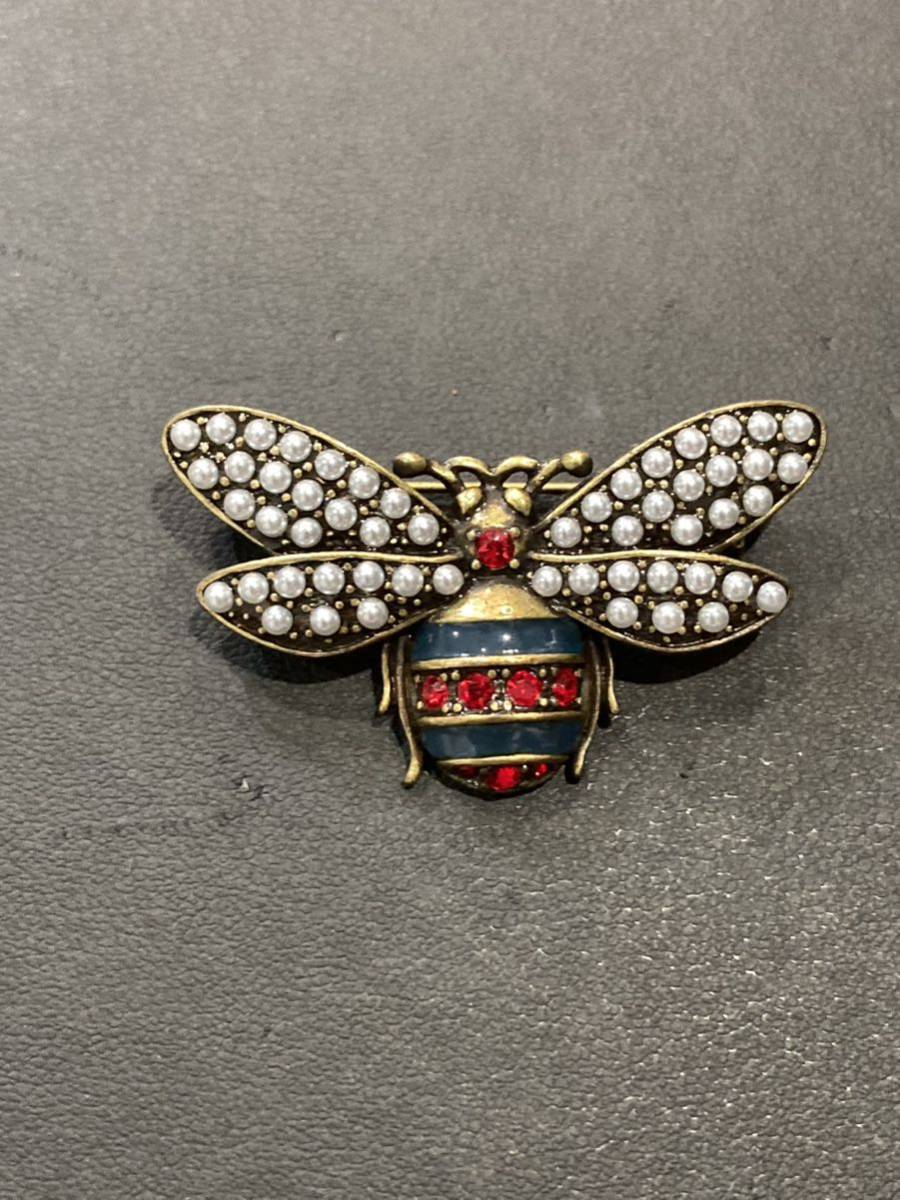 Yahoo!オークション - GUCCI グッチ ピン アクセサリー ブローチ ビー