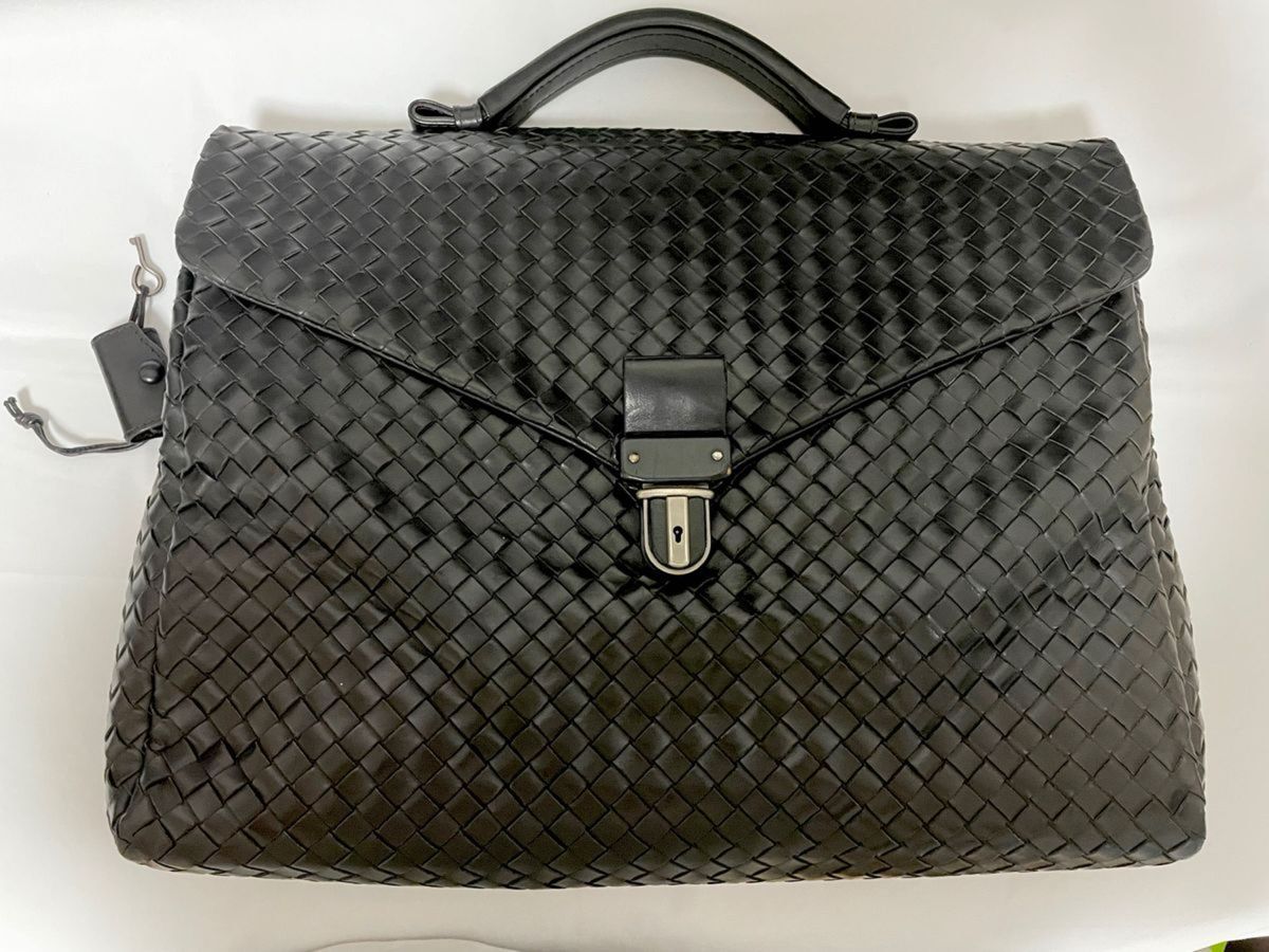 美品 ボッテガヴェネタ ビジネスバッグ ブリーフケース イントレ