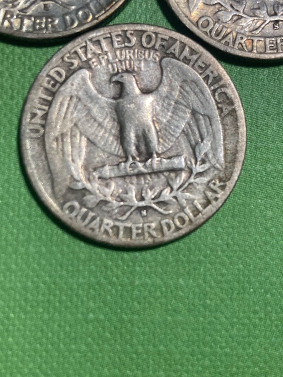 1943 25セント クォーターダラー 銀貨 3枚 発行年揃え ジョージ